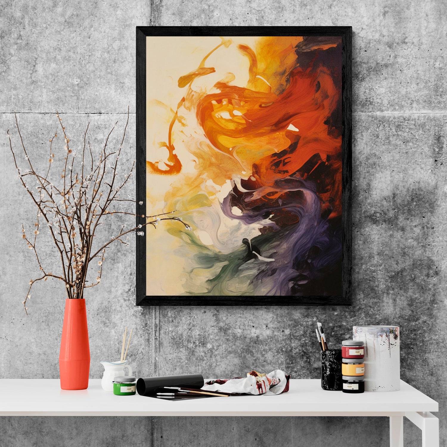 abstract art collection