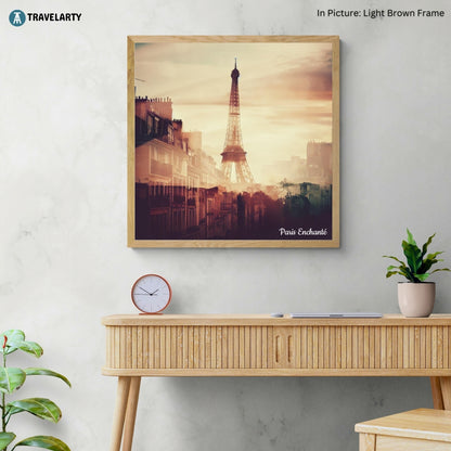 Dusky Tones at Eiffel by Paris Enchanté (Framed Art Print)