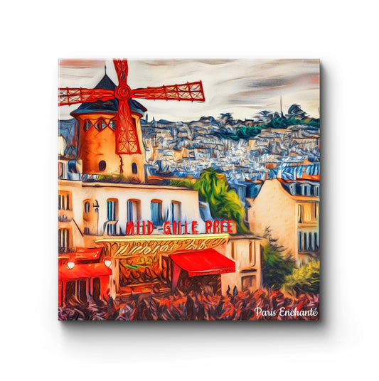 Good Old Montmartre by Paris Enchanté (Framed Art Print)