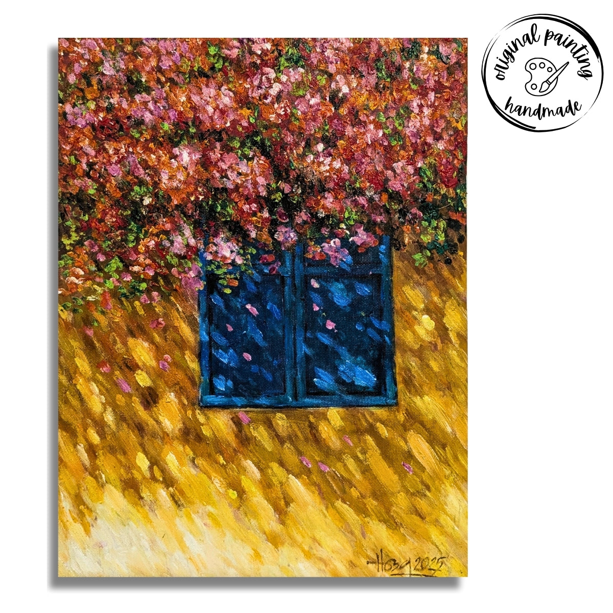Bougainvillea Dreams (Canvas Oil Painting - 30X40 cm)