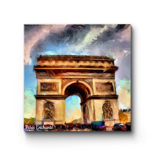 Arc De Triomphe by Paris Enchanté (Framed Art Print)