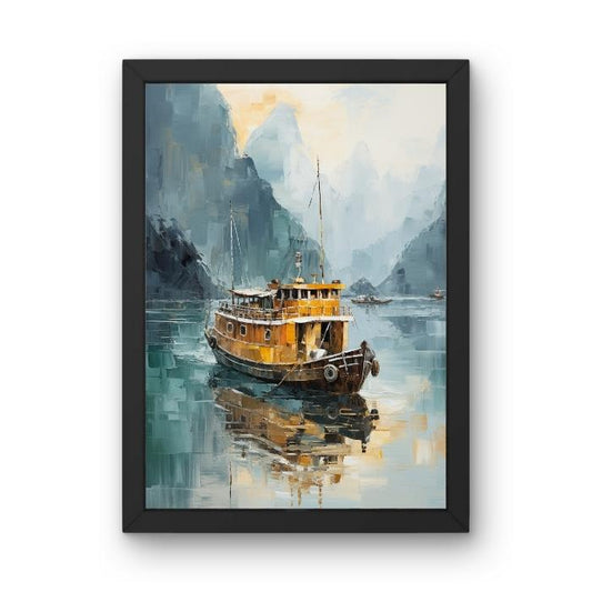 Vietnamese Fishing Boat Abstract - Travel Arty