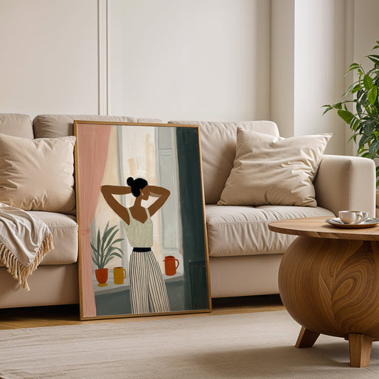Canvas Art in a Lifestyle Setting