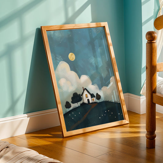 Praha Bohemian Artwork in a Lifestyle Setting