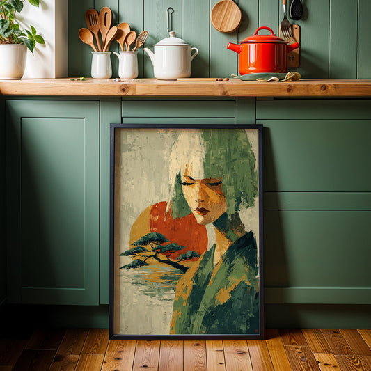 Japanese Artwork in a Lifestyle Setting