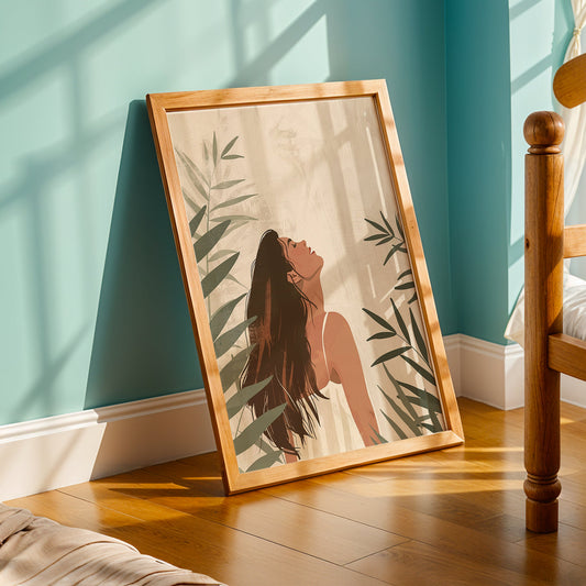 Praha Bohemian Artwork in a Lifestyle Setting