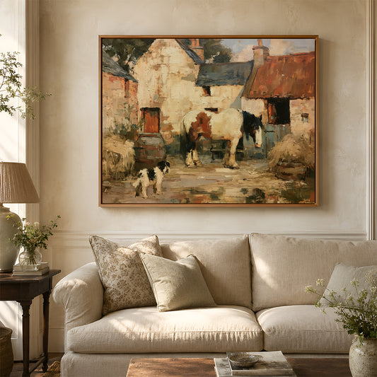 Canvas Art in a Lifestyle Setting