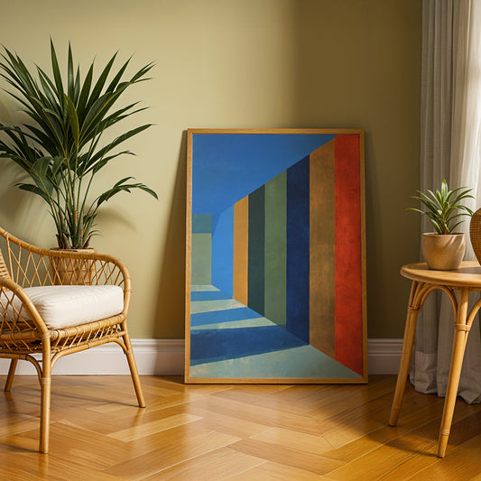 Canvas Art in a Lifestyle Setting