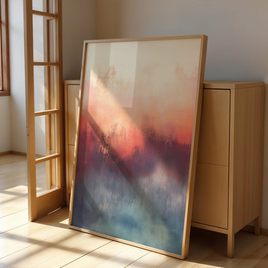 Abstract Painting for Home Amber Fog by NYC Abstract