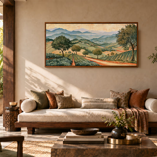 Indian Artwork in a Lifestyle Setting