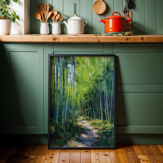 Japanese Artwork in a Lifestyle Setting