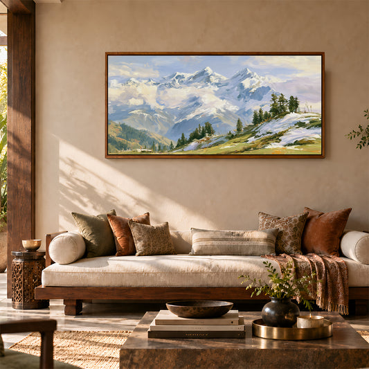Indian Artwork in a Lifestyle Setting