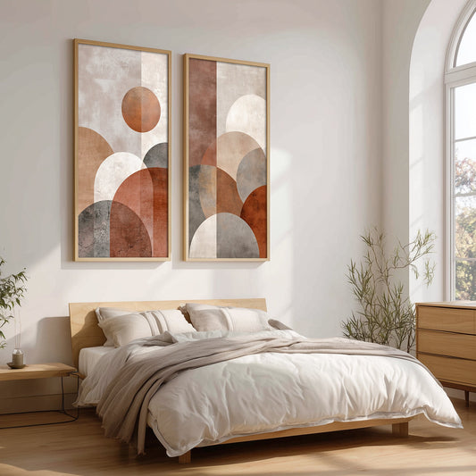 Abstract Artwork Set in a Lifestyle Setting