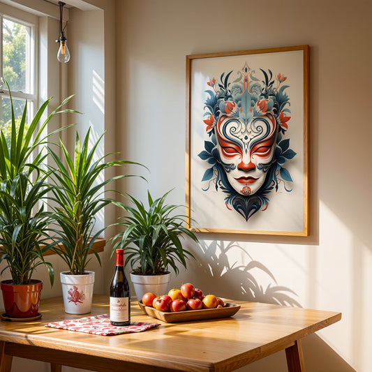 Boho Artwork in a Lifestyle Setting