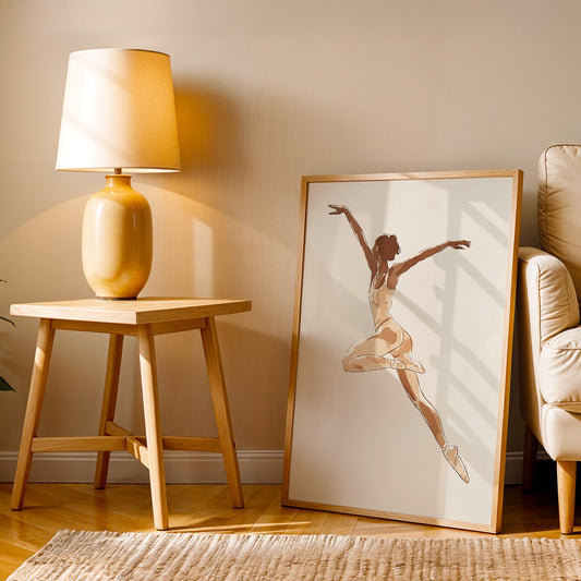 Minimalist Artwork in a Lifestyle Setting