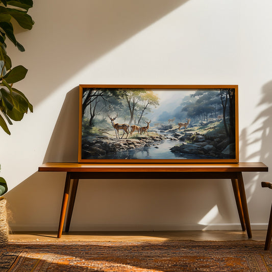 Indian Artwork in a Lifestyle Setting