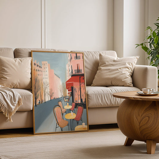 Canvas Art in a Lifestyle Setting