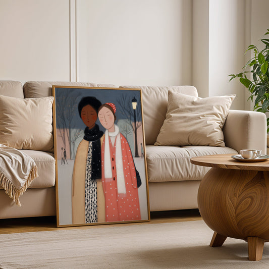 Canvas Art in a Lifestyle Setting
