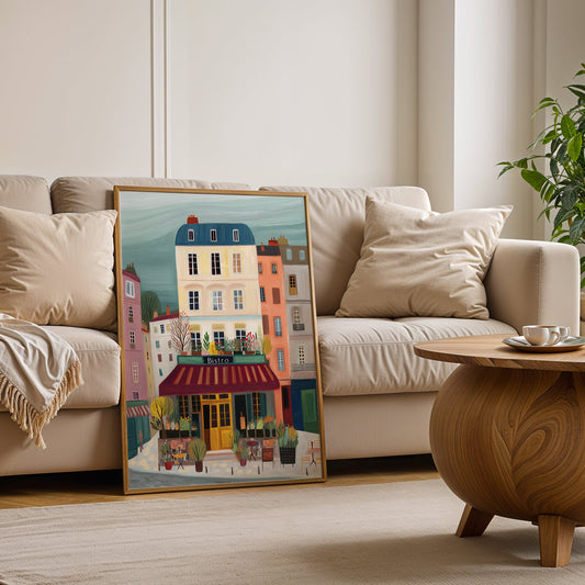 Canvas Art in a Lifestyle Setting