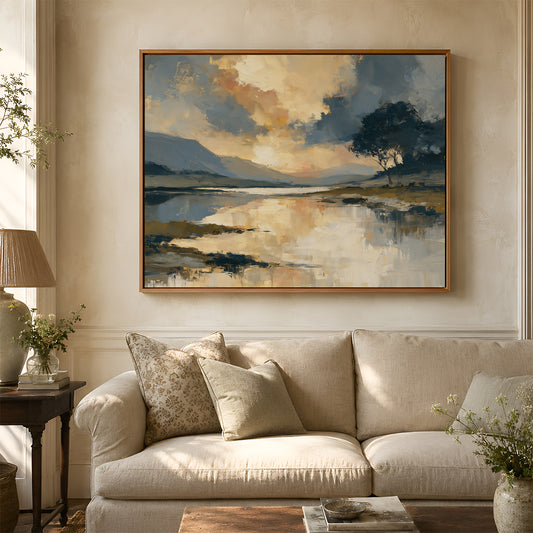 Canvas Art in a Lifestyle Setting