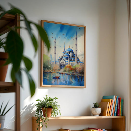 Turkish Artwork in a Lifestyle Setting