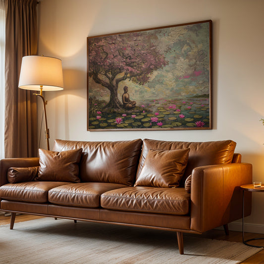 Indian Artwork in a Lifestyle Setting