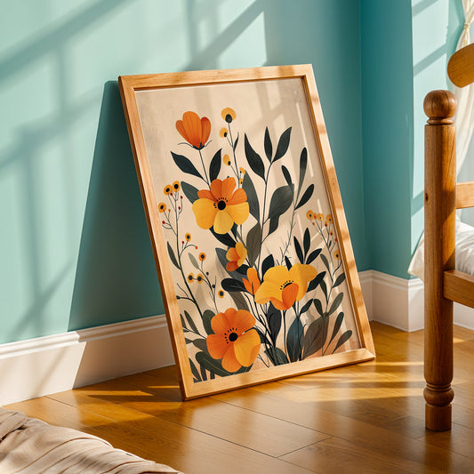 Praha Bohemian Artwork in a Lifestyle Setting