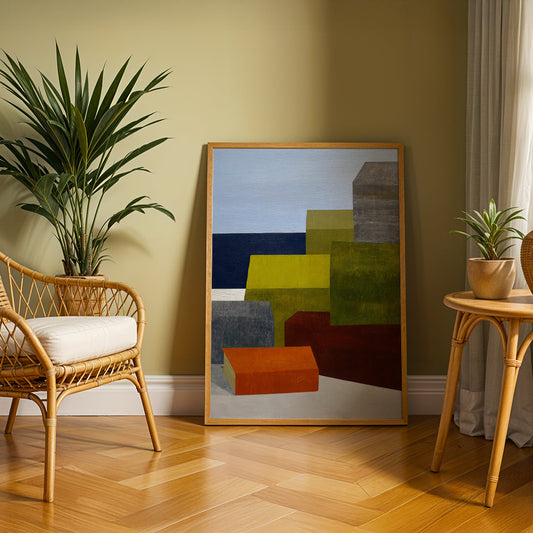 Canvas Art in a Lifestyle Setting