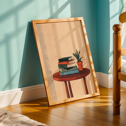 Praha Bohemian Artwork in a Lifestyle Setting