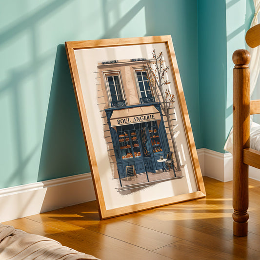 Praha Bohemian Artwork in a Lifestyle Setting