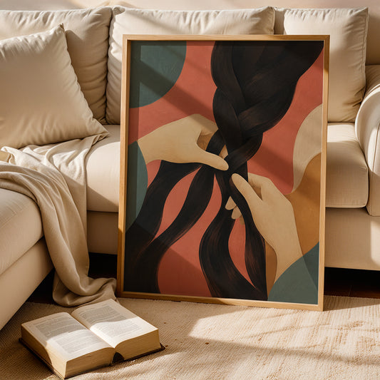 Canvas Art in a Lifestyle Setting