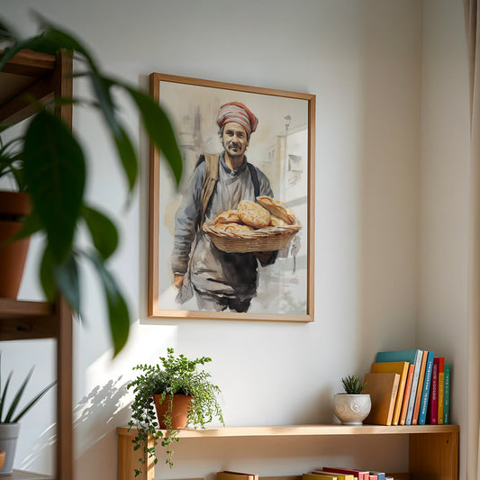 Turkish Artwork in a Lifestyle Setting