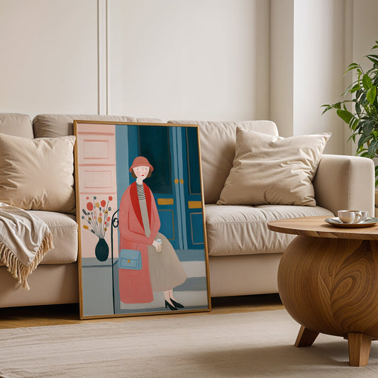 Canvas Art in a Lifestyle Setting