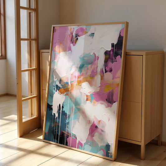 Abstract Artwork in a Lifestyle Setting