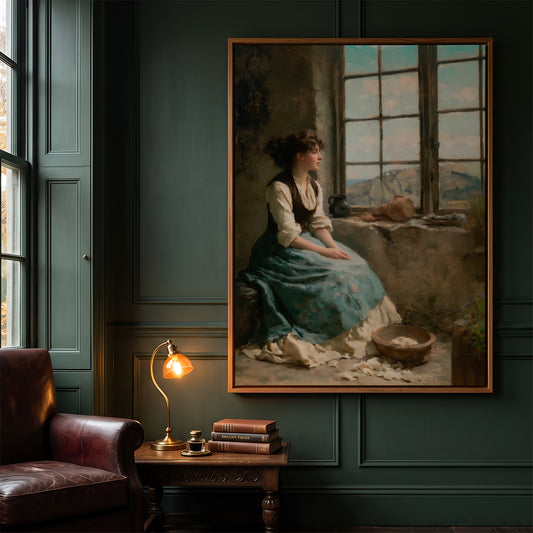 Canvas Art in a Lifestyle Setting