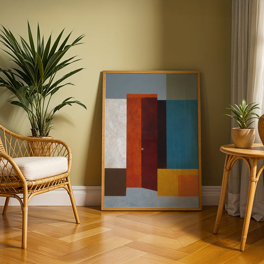Canvas Art in a Lifestyle Setting