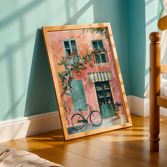 Praha Bohemian Artwork in a Lifestyle Setting