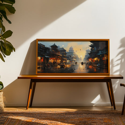 Indian Artwork in a Lifestyle Setting