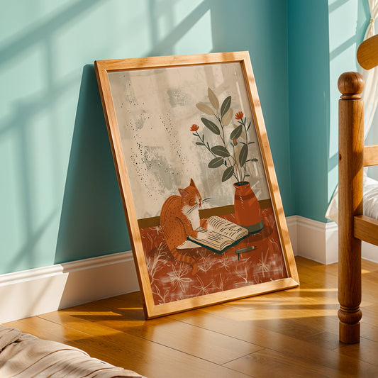 Praha Bohemian Artwork in a Lifestyle Setting