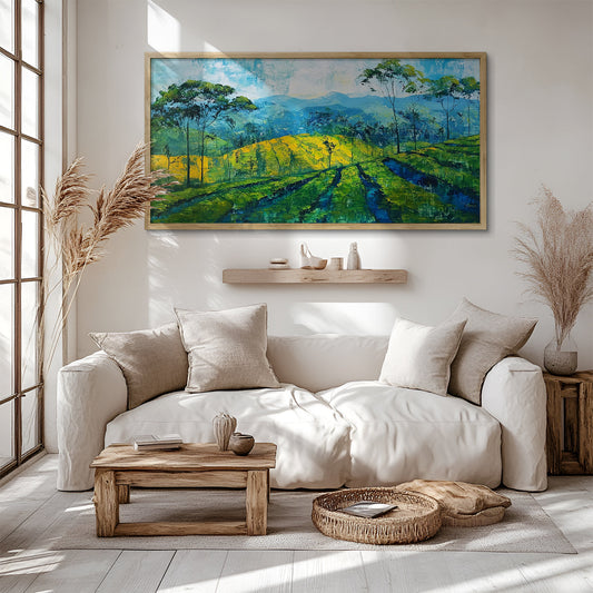 Modern Art in a Lifestyle Setting