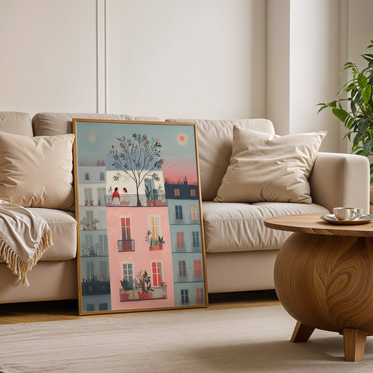 Canvas Art in a Lifestyle Setting