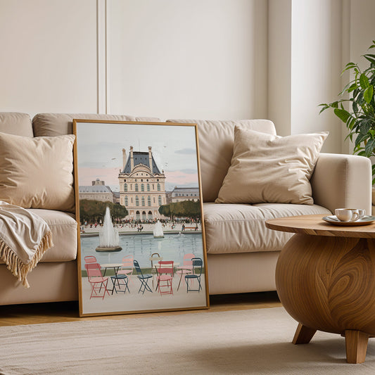 Canvas Art in a Lifestyle Setting