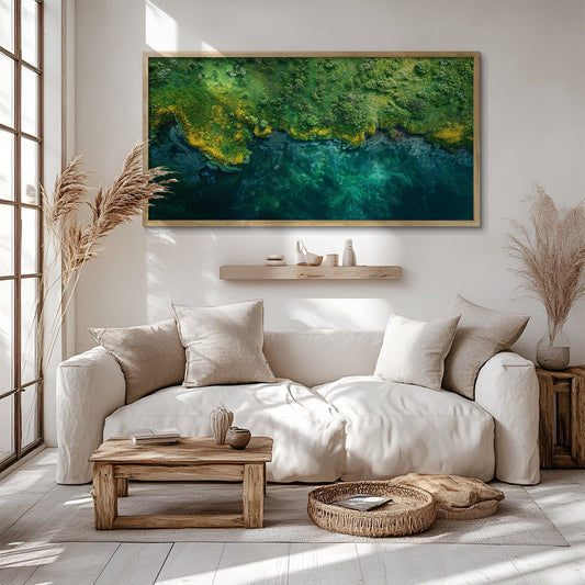 Modern Art in a Lifestyle Setting