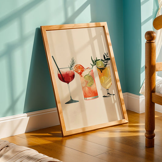 Praha Bohemian Artwork in a Lifestyle Setting