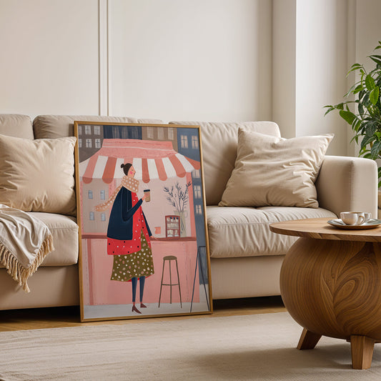 Canvas Art in a Lifestyle Setting
