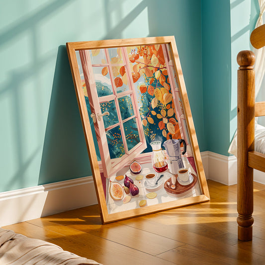 Praha Bohemian Artwork in a Lifestyle Setting