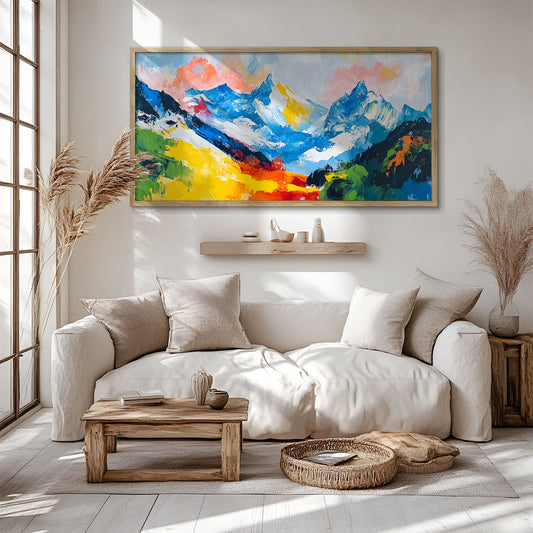 Modern Art in a Lifestyle Setting