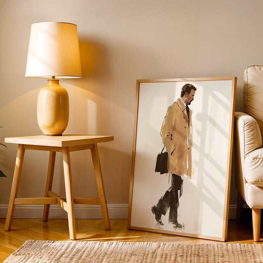 Minimalist Artwork in a Lifestyle Setting