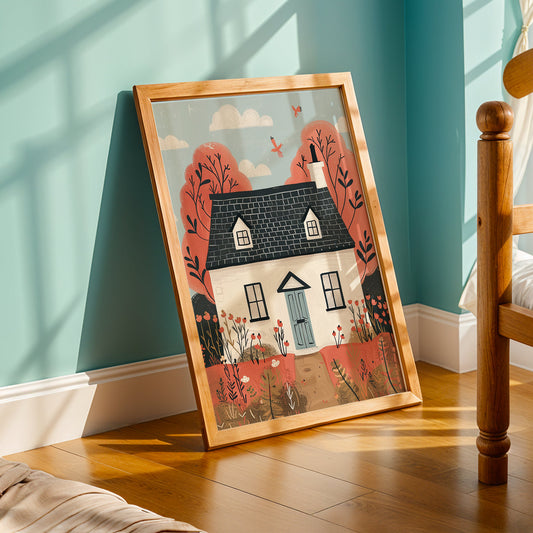 Praha Bohemian Artwork in a Lifestyle Setting