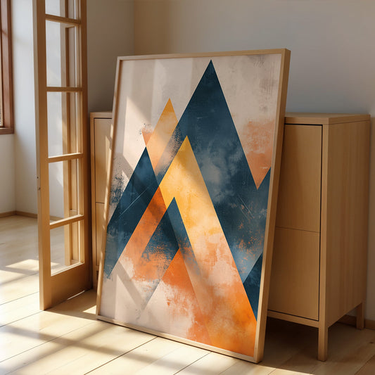 Abstract Painting for Home Crystalline by NYC Abstract